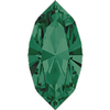 4231 Swarovski Crystal Emerald Green 6x3mm Navette Rhinestones 1 Dozen